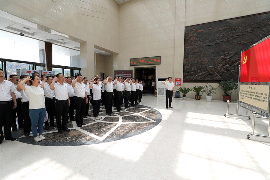 山西省市场监管局14个党支部联合开展主题党日活动