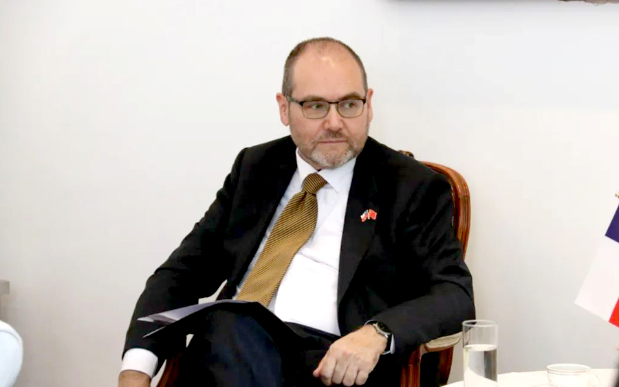 吕梁市副市长刘晋萍一行拜访智利驻华使馆