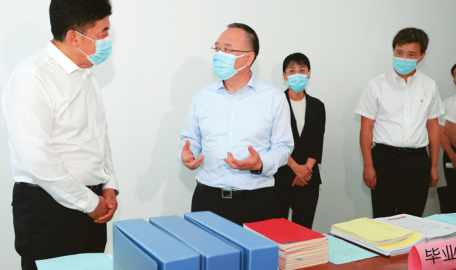 金湘军在调研督导山西全省稳就业工作