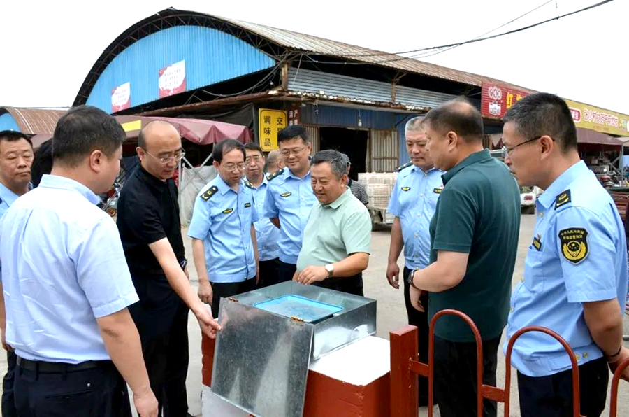 山西省市场监督管理局在临汾开展“夏季清风”整治市场交易缺斤短两专项行动督导检查