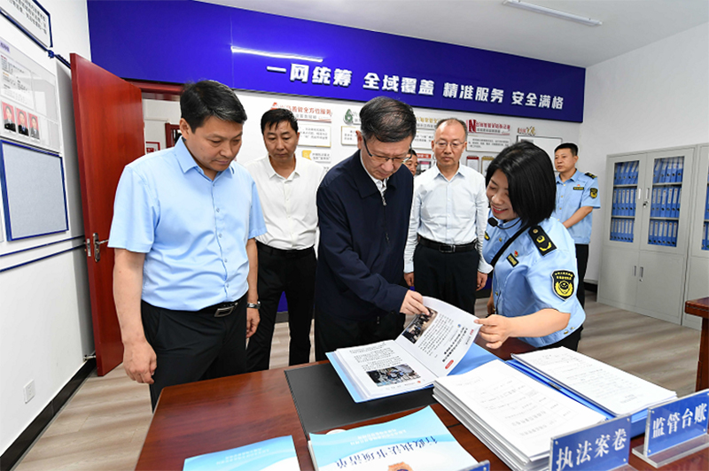 蒲淳在山西调研指导市场监管工作