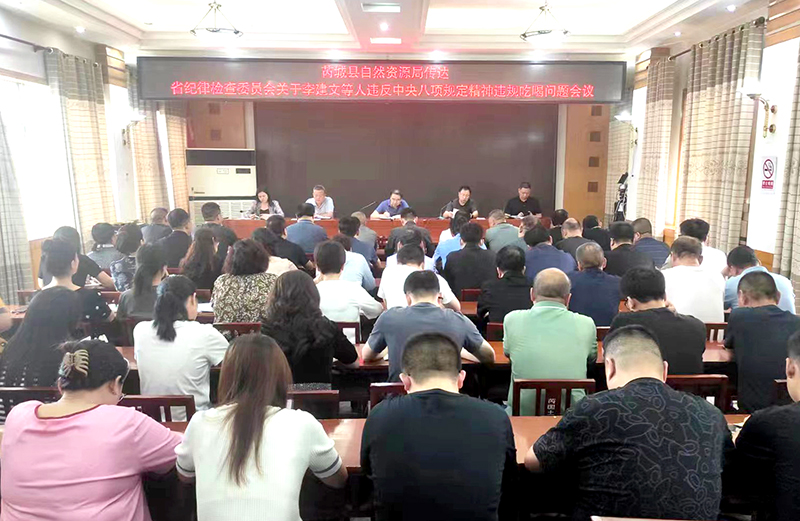 芮城县自然资源局召开警示教育大会