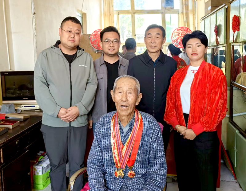 “情暖中秋·向老兵致敬！”朔州市朔城区老促会中秋慰问抗美援朝老兵