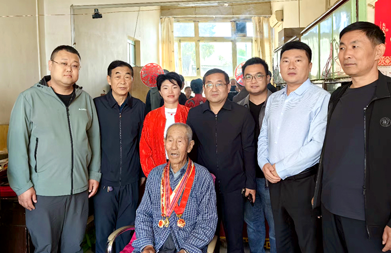 “情暖中秋·向老兵致敬！”朔州市朔城区老促会中秋慰问抗美援朝老兵