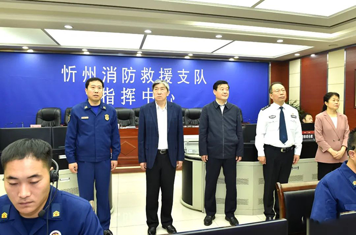 朱晓东检查忻州市直单位中秋国庆值班值守工作