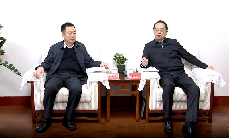 临汾市委书记李云峰与中铁交通投资集团董事长李建光一行举行工作会谈
