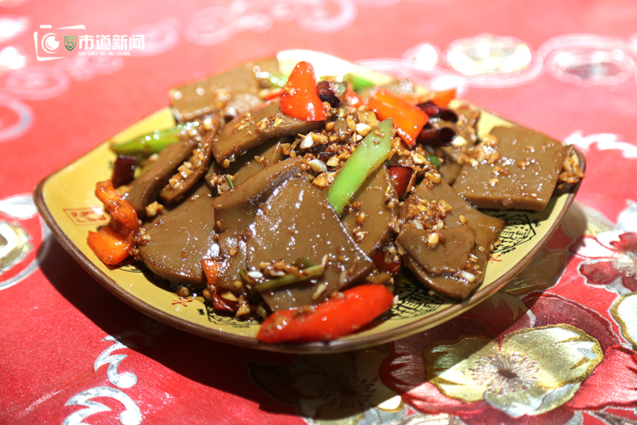 晋源猪血灌肠 非遗美食凛冽飘香