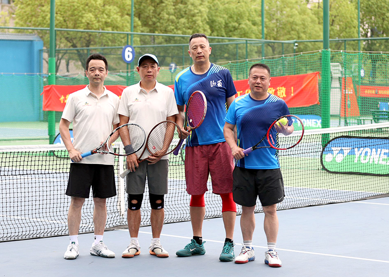 第十九届“古井贡杯”全国新闻界网球大赛收拍 山西队郭方王宏刚夺得男子中年组冠军