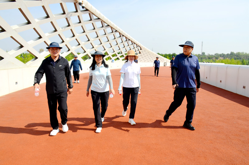 “爱临汾 赢未来”临汾市市场监管局工会开展健步走活动