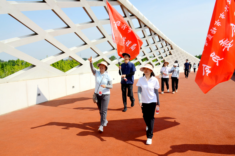 “爱临汾 赢未来”临汾市市场监管局工会开展健步走活动