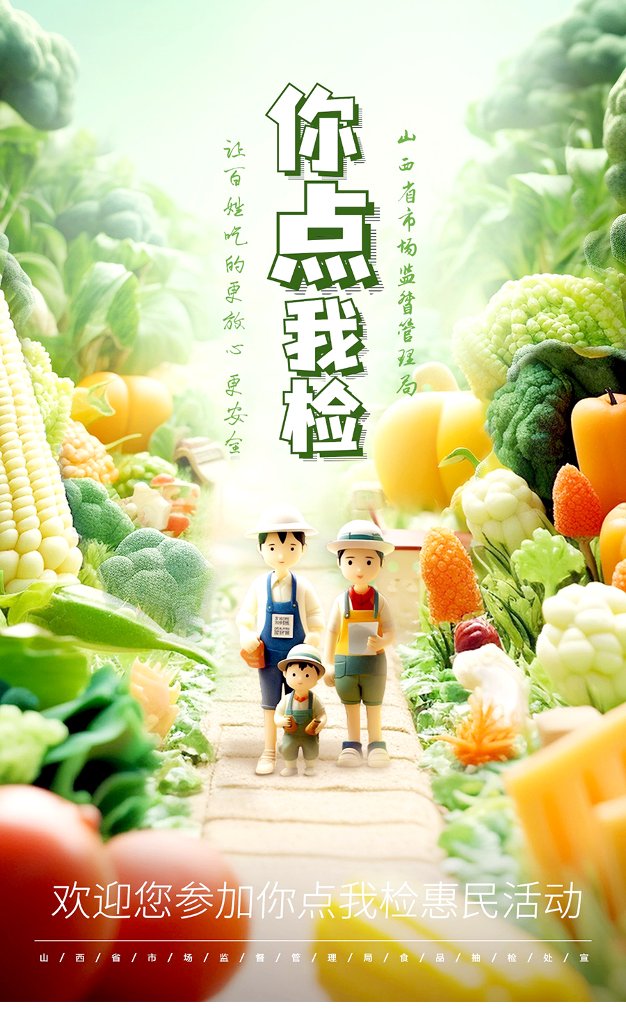 山西省市场监督管理局开展食品安全“你点我检 服务惠民生”走基层活动