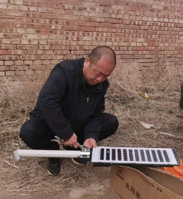 汾西县桑原村:路灯盏盏暖人心 照亮乡村振兴路