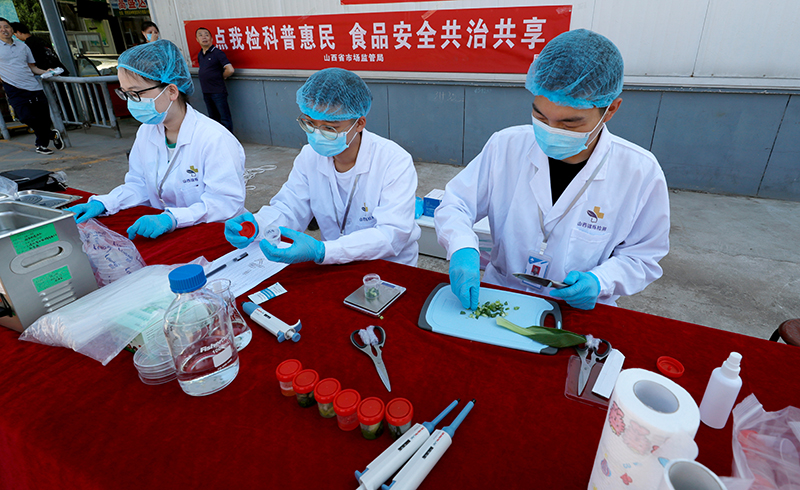 山西省市场监管局在闻喜县举办 食品安全“你点我检 服务惠民生”活动