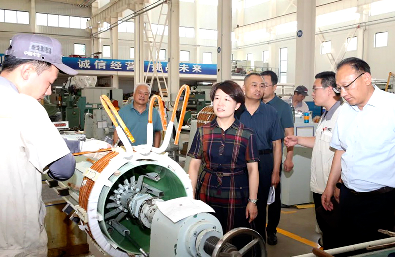 运城市市场监管局到永济调研专业镇发展工作