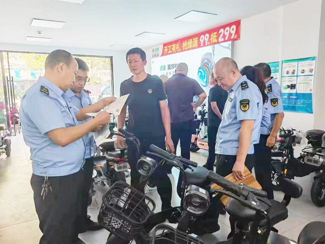 汾阳市市场监督管理局2024年中秋开展各项执法工作