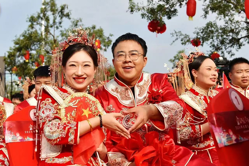 借助万人集体婚礼 山西稷山县做足“文旅+”文章