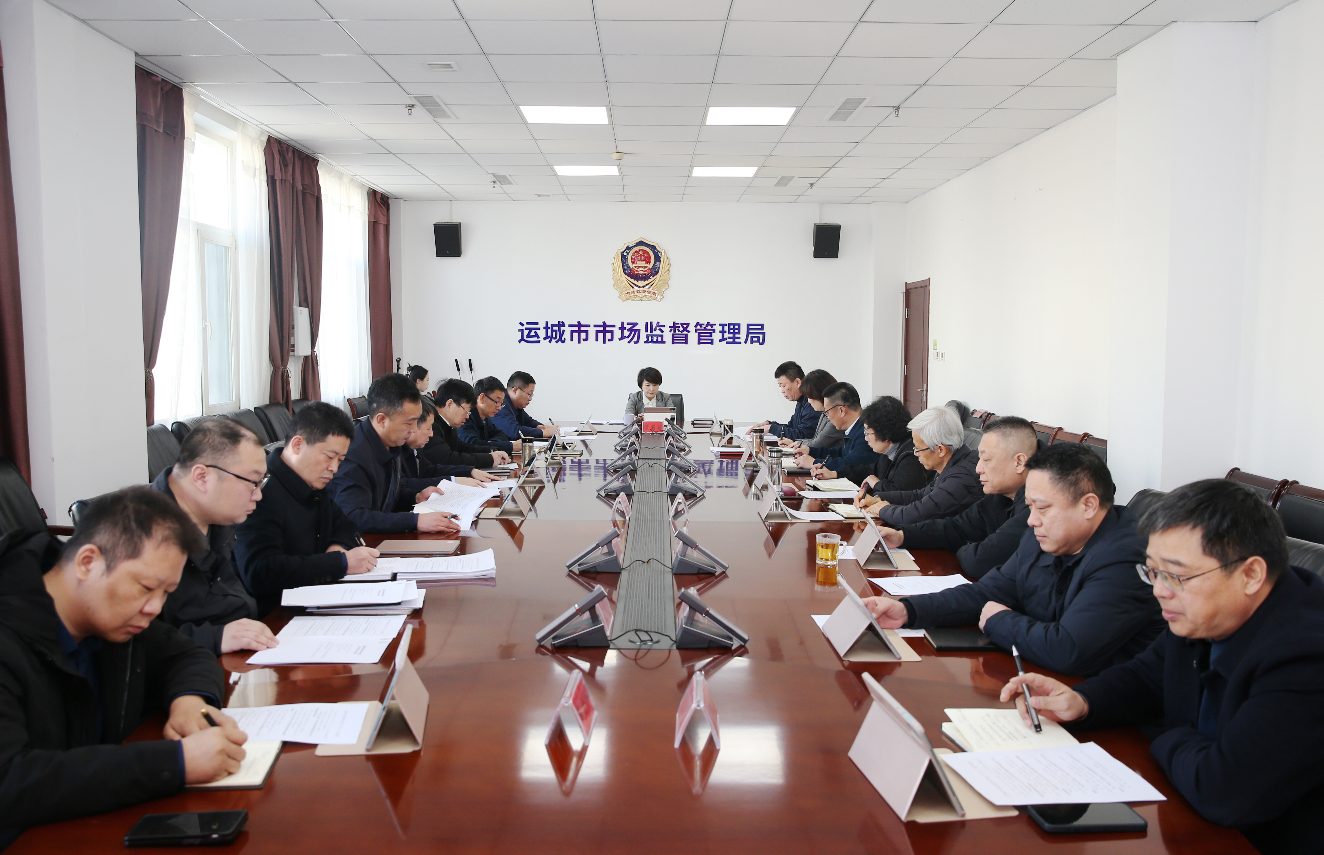 运城市市场监管局召开2025年元旦、春节节前廉洁提醒集体谈话会