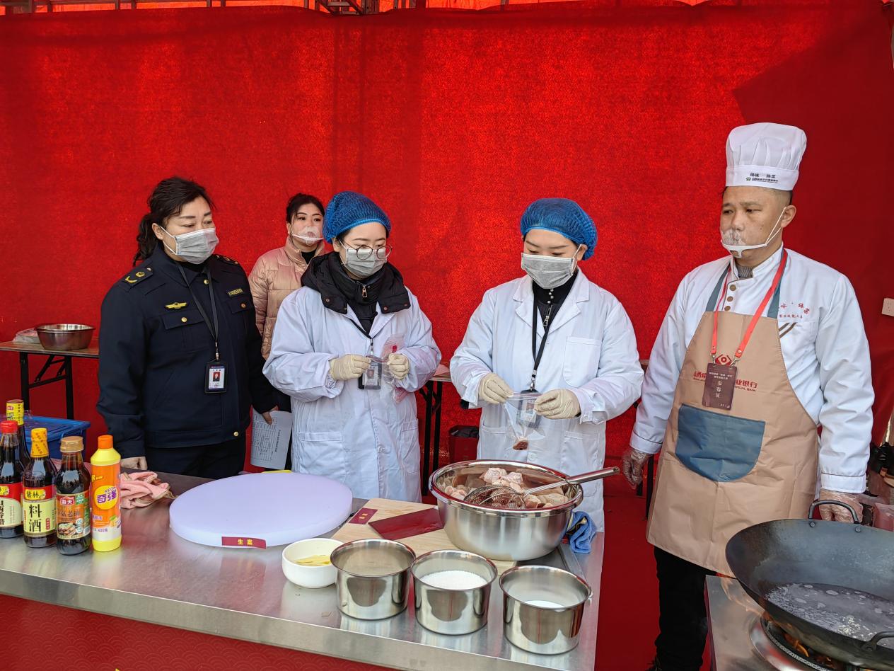 绛县市场监管局保障餐饮技能大赛食品安全