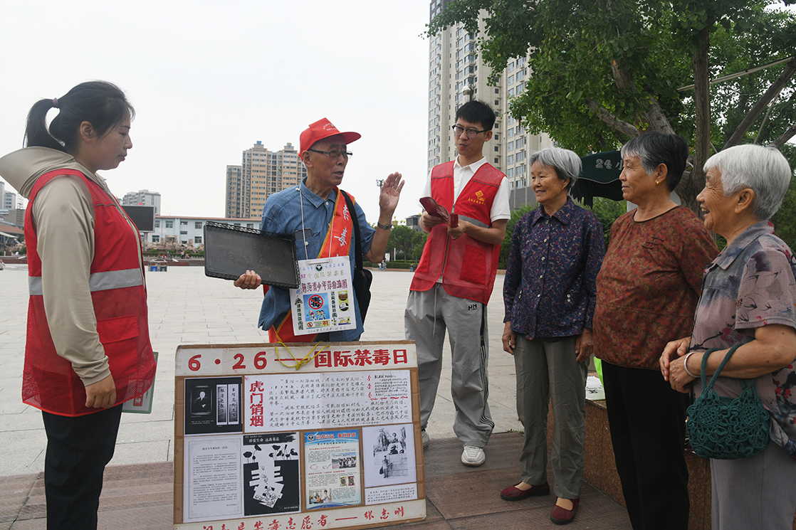 闻喜县 “禁毒主题文明集市” 开集 多元形式筑牢全民禁毒防线