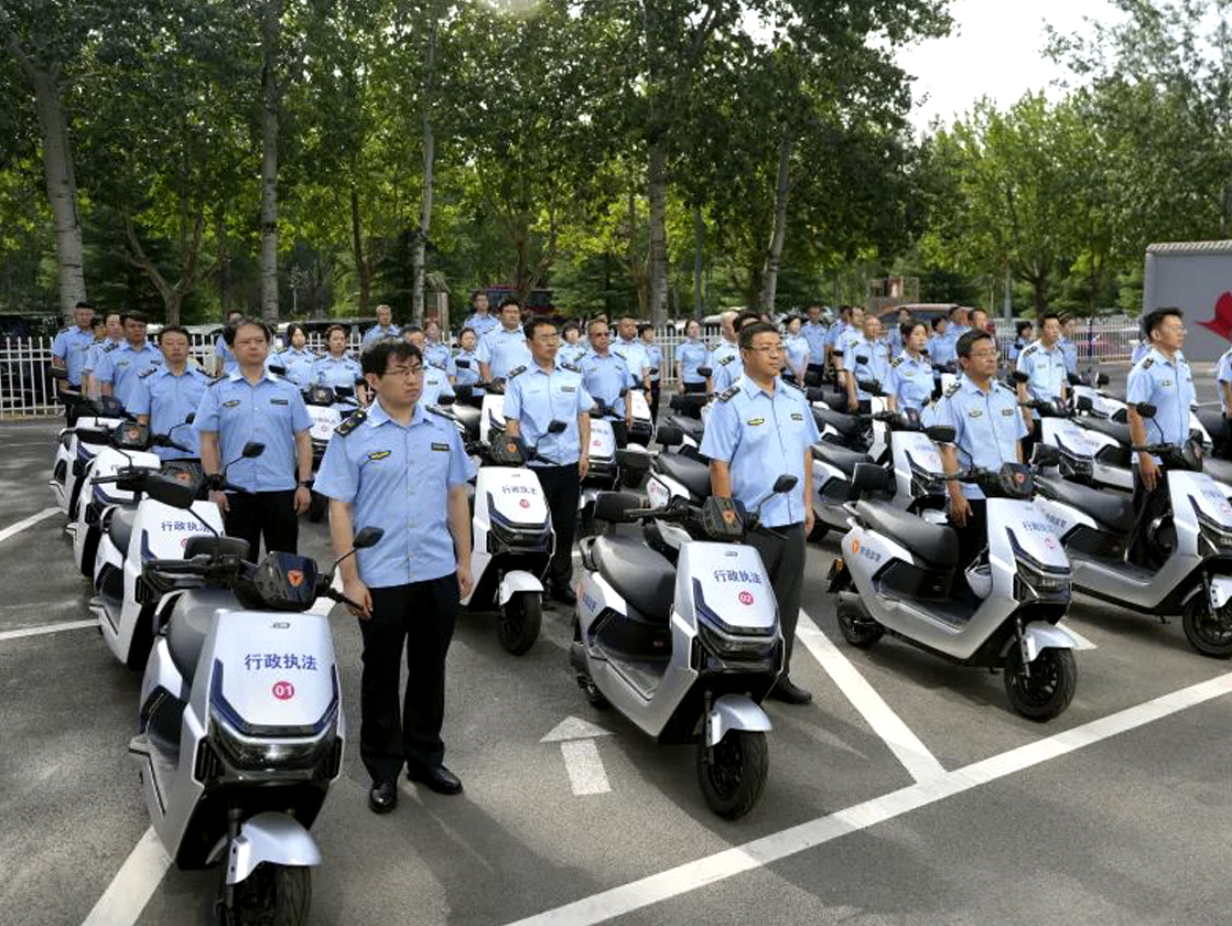 晋城集中配发 32 辆电动车强化基层市场监管执法 助力提升主城区执法效能