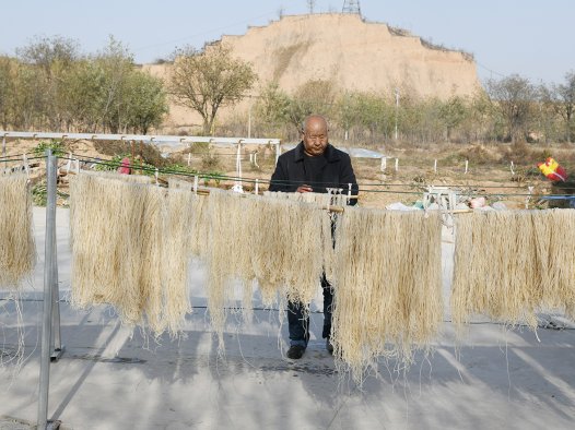 闻喜东吴村：冬闲加工红薯粉条 特色产业激活乡村增收引擎